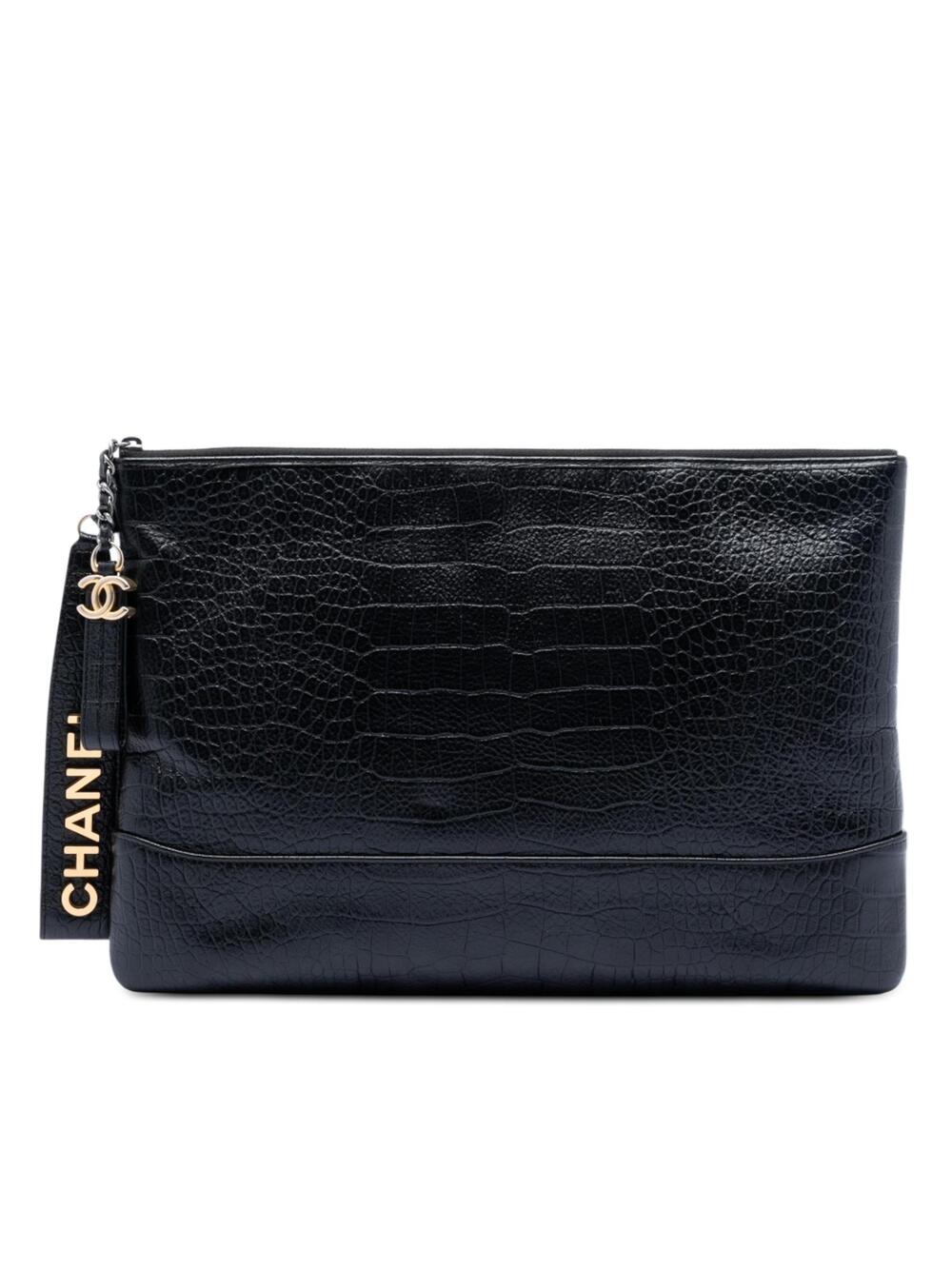 Chanel Medium Croc Embossed Calfskin #356370C10B